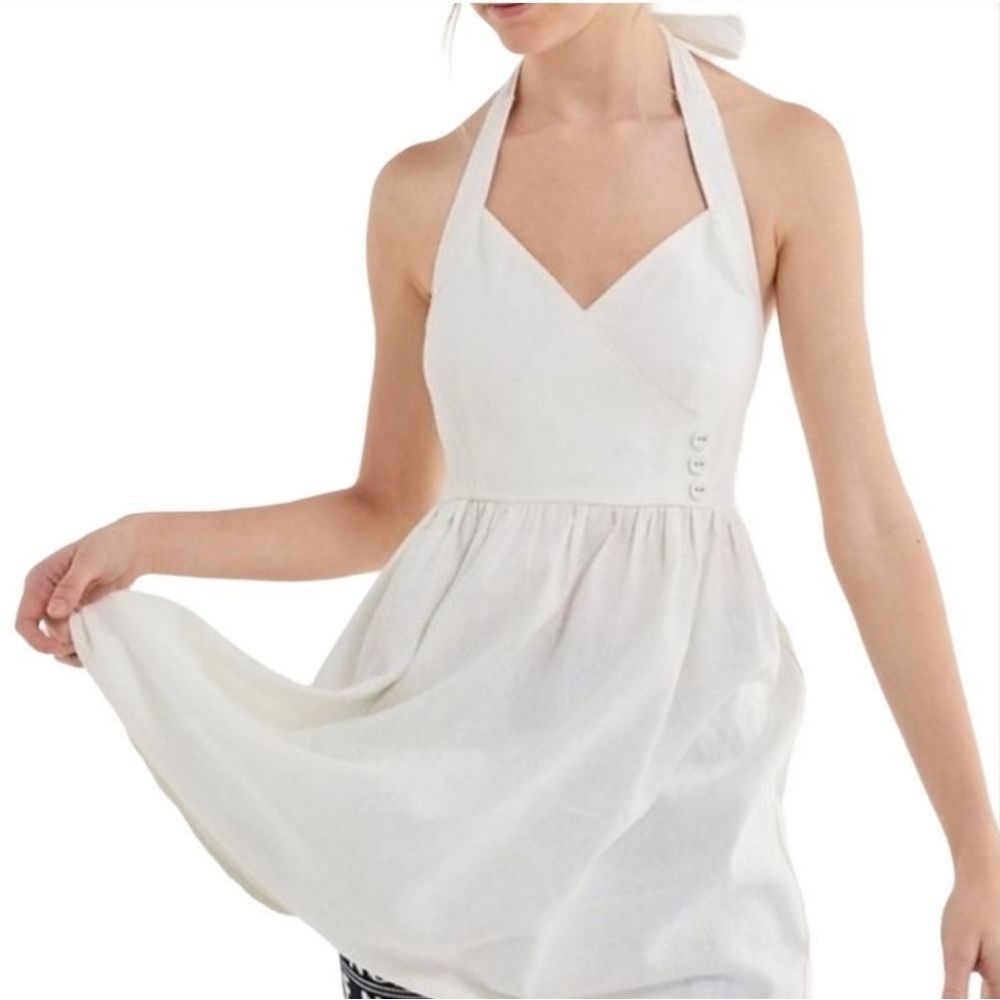 Urban Outfitters Marnie White Linen Dress